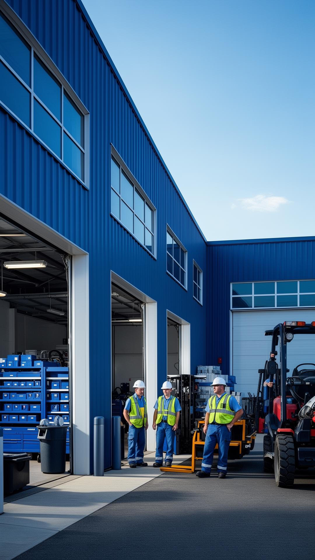 Commercial service facility crew in the Northeast United States